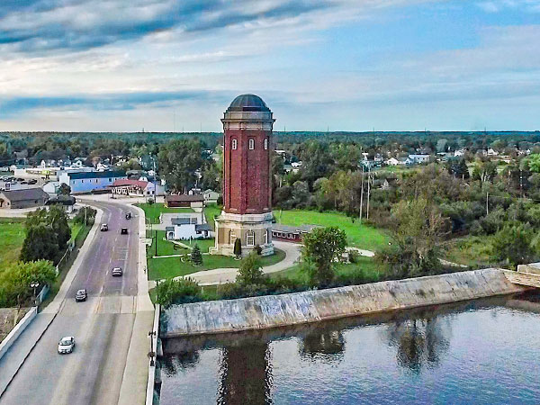 Manistique historic Water Tower