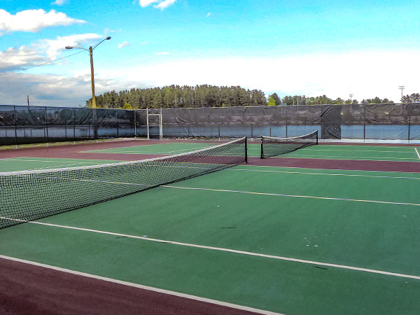 Central Park Tennis Courts photo credit ManistiqueMI facebook