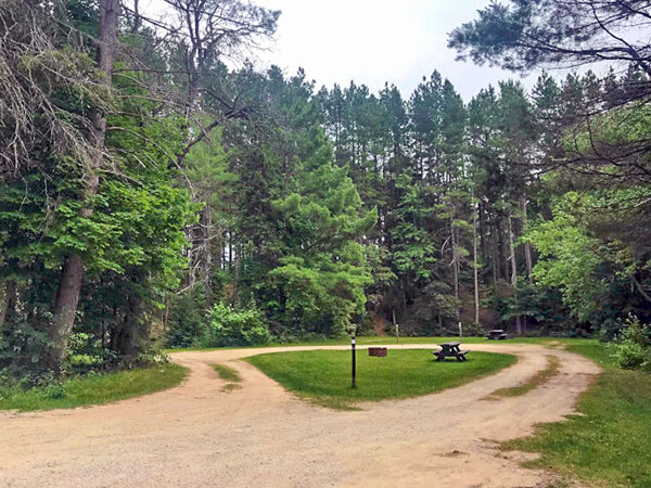 East Branch Fox River Campsite photo credit Michigan DNR