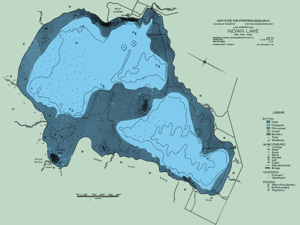 Indian Lake Map